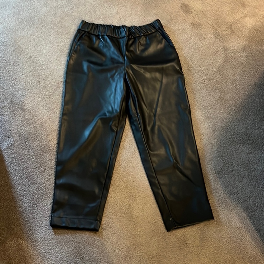 A New Day Faux Leather Pants NWT